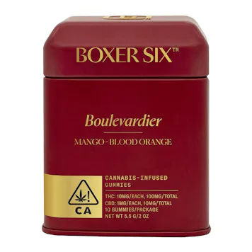 Photo of Boxer Six Boulevardier High THC Gummies