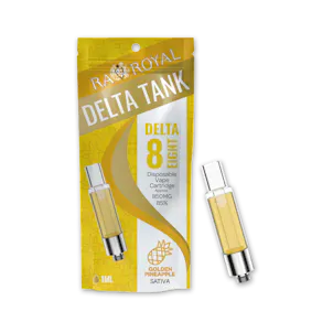 Photo of R.A. Royal Delta-8 Vape Tank: Golden Pineapple (Sativa)