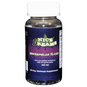 Photo of Vegan Gummy Watermelon Slices - Nano CBD Products - 300mg (20 count)
