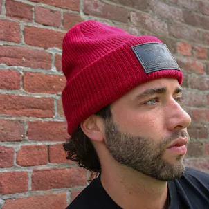 Photo of Red Merino Wool Toque