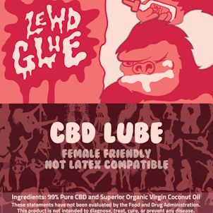 Photo of 125mg Lewd Glue CBD Lube - CBD Delight LLC - 35% Discount Code
