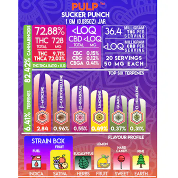 Photo of Sucker Punch PULP Cured Resin Full Spectrum Extract 1g