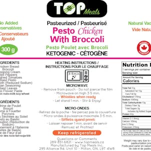 Photo of Creamy Pesto Chicken and Broccoli Infused 10 Mg of CBD- (Net weight 300 gr / 10.58 oz)- KETOGENIC