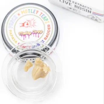 Photo of Papaya Berry Runtz Tier 4 Live Rosin Cold Cure Badder (1g)