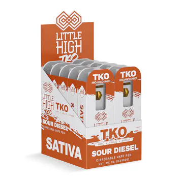 Photo of Little High - TKO (HHC, HHC-O, and HHC-P) - Sour Diesel - 1 Gram Disposable Pen