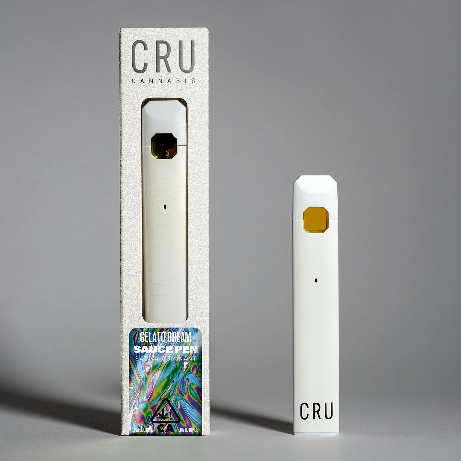 CRU Cannabis Gelato Dream (0.5ml Sauce Pen) Leafly