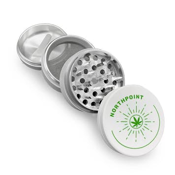 Photo of Custom Metal White Grinder – Aluminum 50mm