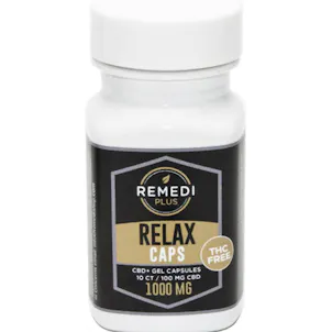 Photo of Remedi Plus Relax Capsules THC Free – 1000mg