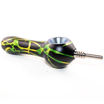 Photo of Smoking Pipe Black Toxic Splash Matte Finish
