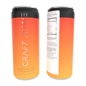 Photo of Craft Nine Orange Seltzer (25mg Nano THC Per Can)