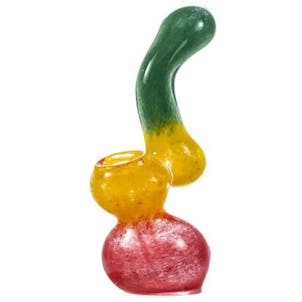 Photo of 7" Rasta Colored Bubbler