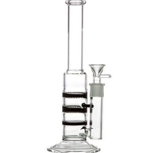 Photo of 10" "Triple Honeycomb Perc Stemless" Water Pipe