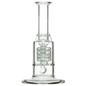 Photo of 8" Mini Dab Rig with Barrel Perc