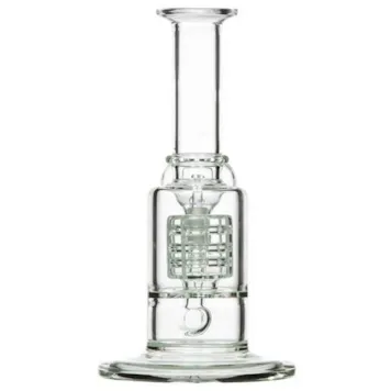 Photo of 8" Mini Dab Rig with Barrel Perc