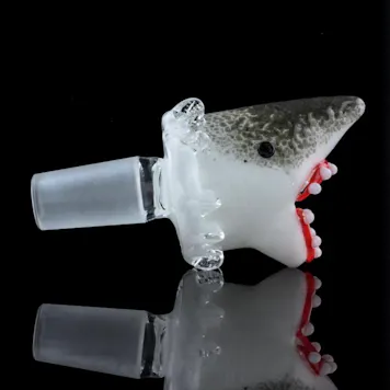 Photo of Empire Glassworks "Jawsome" Shark Bowl Piece