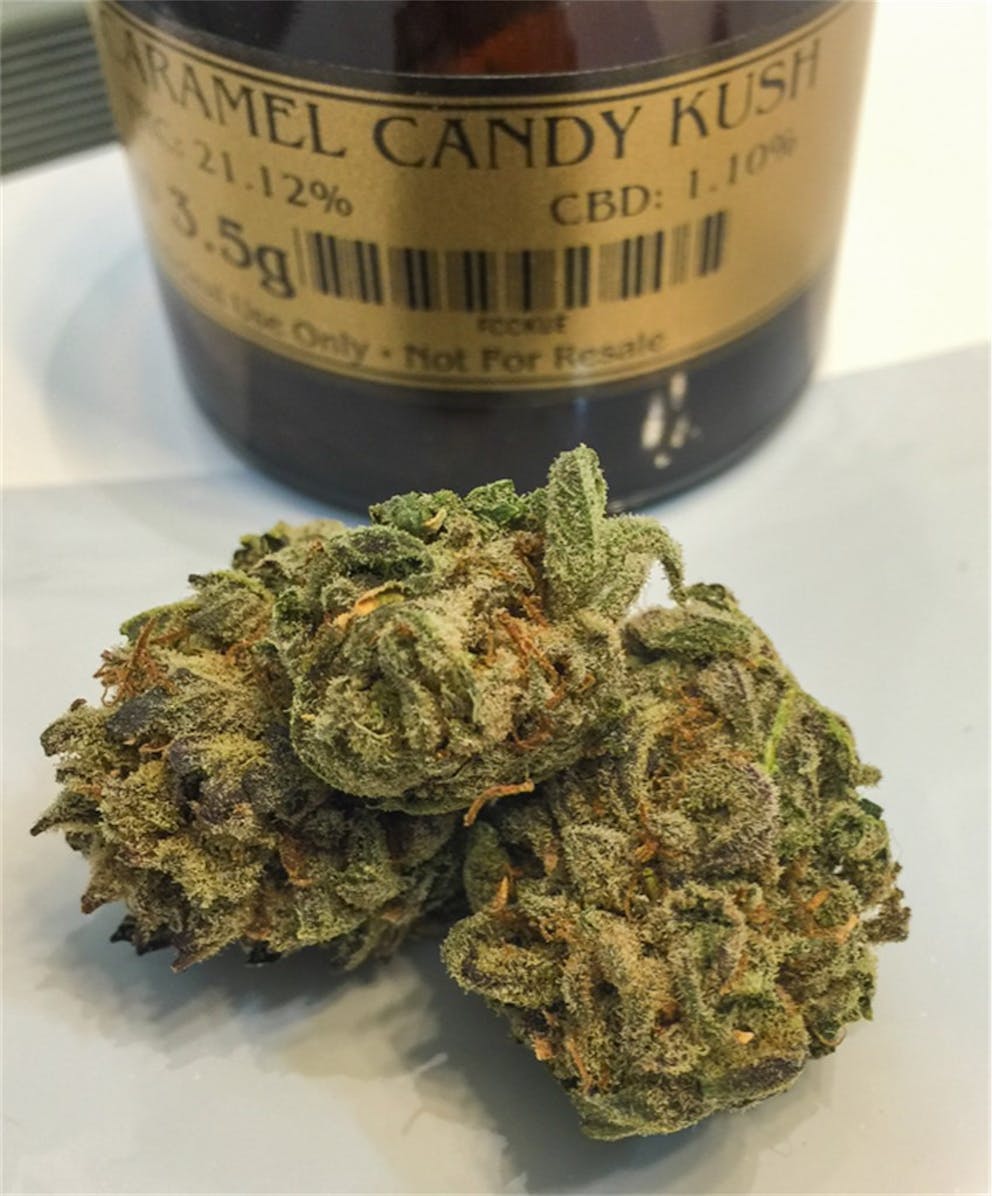 Photos of Caramel Candy Kush Weed Strain Buds Leafly